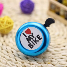 Cargar imagen en el visor de la galería, Timbre de manillar de bicicleta para I ❤️ MY BIKE , timbre de sonido fuerte, advertencia, minibocina para bicicleta MOD BICI 002