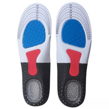 Cargar imagen en el visor de la galería, Plantillas de Gel de silicona deportivas para correr para pies Hombre Mujer Zapatos suela almohadilla ortopédica masajeador absorción de choque soporte de arco MOD GH1254