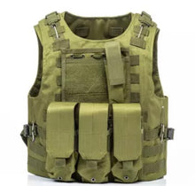 Cargar imagen en el visor de la galería, Chaleco táctico de seguridad Outlife USMC Airsoft CS, militar, Molle, portador de placa de asalto, ropa de exterior, chaleco de caza MOD D-34