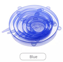 Cargar imagen en el visor de la galería, Tapas elásticas de silicona para cocina, tapa Universal para microondas, cuenco, olla, 6 unidades MOD GH4542