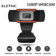 Cargar imagen en el visor de la galería, Webcam 1080P Full HD USB, cámara Web con micrófono, USB, Plug And Play, videollamada, para PC, ordenador de escritorio, Webcast MOD CAM24
