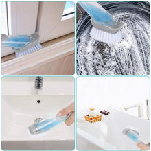 Cargar imagen en el visor de la galería, Cepillo de limpieza de cocina multifunción, mango largo de plástico, práctico, 2 en 1, cepillo utensilios de cocina MOD GH4541