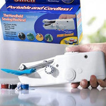 Cargar imagen en el visor de la galería, Máquina de coser a mano pequeña, máquina de coser eléctrica portátil para el hogar, costura de telas de ropa, práctica y rápida zampe SE21-32