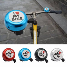 Cargar imagen en el visor de la galería, Timbre de manillar de bicicleta para I ❤️ MY BIKE , timbre de sonido fuerte, advertencia, minibocina para bicicleta MOD BICI 002