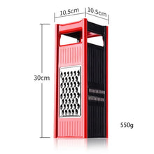 Cargar imagen en el visor de la galería, Rallador multifuncional para verduras, rebanador de zanahorias, cebolla y patatas, cortador de frutas, dispositivos de cocina accesorios para el hogar, 5 en 1 Juego MOD 1052