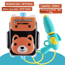 Cargar imagen en el visor de la galería, Mochila pistola De agua extraíble para niños, pistola de agua para exteriores, playa, piscina, juego de agua, juguete de dibujos animados, alas de Ángel, múltiples estilos