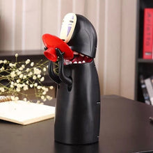 Cargar imagen en el visor de la galería, Figuras de acción Hucha de juguete Kaonashi sin cara, hucha electrónica automática, regalo de Miyazaki Hayao Chihiro, Caja de Ahorro de figura, 21cm, hucha automática, juguetes inteligentes para comer monedas MOD ZE-353