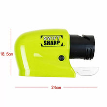 Cargar imagen en el visor de la galería, Afilador de cuchillos eléctrico multifunción, herramientas para el hogar, afilador de cuchillas inalámbrico y motorizado, sistema de piedras de afilar MOD 681100