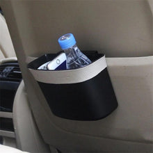 Cargar imagen en el visor de la galería, Cubo de basura negro para coche 17*14*7cm bolsa de almacenamiento para coche, accesorios para coche de basura Puerta de coche cubo de basura con Clip cajas de almacenamiento para automóvil Mod ZH-13 - mychinashop.com