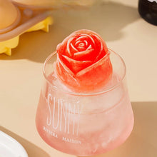 Cargar imagen en el visor de la galería, Molde rosa hielo Molde de cubitos de hielo rosa, caja de hielo de bola, bandeja de hielo congelado, fabricante de hielo de silicona, suministros de cocina Boutique de grado alimenticio, nuevo MOD 3213