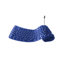 Cargar imagen en el visor de la galería, Teclado plegable Flexible impermeable de goma de silicona, USB, 109 teclas, para PC,MOD TC02.85