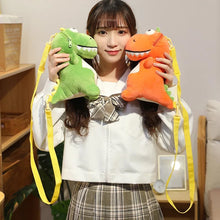 Cargar imagen en el visor de la galería, Mochila de peluche dinosaurio 878-A67