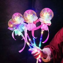 Cargar imagen en el visor de la galería, Paquete de 10 pz Varitas de hada mágica LED para fiesta, varitas de juguete para Rave, BOLA MÁGICA iluminada, palo brillante para cumpleaños, novedad,MOD 2333-9
