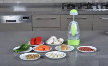 Cargar imagen en el visor de la galería, Picadora de acero inoxidable multifunción, herramientas de cocina para cortar cebolla y verduras MOD GH-5224