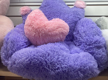 Cargar imagen en el visor de la galería, Sillón peluche Cojín de felpa suave con forma de corona para silla, cojín de asiento de Animal para niños, alfombrilla para sofá, Tatami para piernas, soporte Lumbar, decoración de oficina