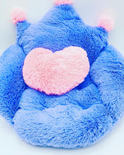 Cargar imagen en el visor de la galería, Sillón peluche Cojín de felpa suave con forma de corona para silla, cojín de asiento de Animal para niños, alfombrilla para sofá, Tatami para piernas, soporte Lumbar, decoración de oficina