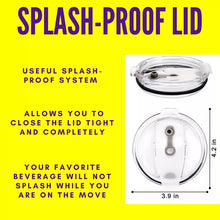 Cargar imagen en el visor de la galería, Vaso tipo yeti liso Vasos aislados de acero inoxidable con tapas, vaso de doble pared aislado al vacío, Úsala como taza de viaje, taza de café 30 oz 900 ml MOD 2005