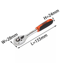 Cargar imagen en el visor de la galería, Acero al cromo-Vanadio llave Set 12 piezas de 1/2 "tomas Llave de trinquete con Kit de Conjunto 1 piezas varilla de extensión + 10 piezas enchufes Mod ART-18 - mychinashop.com