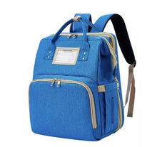 Cargar imagen en el visor de la galería, Pañalera con moises y porta biberón de alta calidad Mod 2083