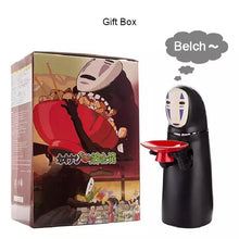 Cargar imagen en el visor de la galería, Figuras de acción Hucha de juguete Kaonashi sin cara, hucha electrónica automática, regalo de Miyazaki Hayao Chihiro, Caja de Ahorro de figura, 21cm, hucha automática, juguetes inteligentes para comer monedas MOD ZE-353