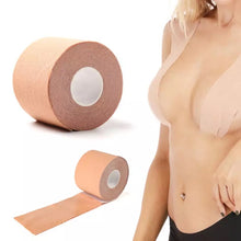Cargar imagen en el visor de la galería, Boobtape-Sujetador Invisible adhesivo para mujer, pezón, cinta de realce de pecho, Bralette sin tirantes, almohadilla adhesiva