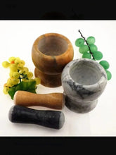 Cargar imagen en el visor de la galería, Trituradora de especias, tazón de resina, mortero, mortero, pimienta, especias, molinillo de hierbas, tazón de mezcla de ajo, tazón de prensa, herramientas de cocina