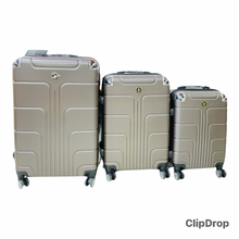 Cargar imagen en el visor de la galería, Maleta de viaje con ruedas para mujer, juego de equipaje rodante, bolsa de equipaje con ruedas, 3 pzs