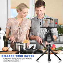 Cargar imagen en el visor de la galería, Apai Genie, palo de Selfie de disparo inteligente automático, soporte de seguimiento de objetos de 360 °, soporte para teléfono con cámara de seguimiento facial de rotación todo-en-uno Mod ZJ388 - mychinashop.com