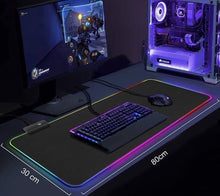 Cargar imagen en el visor de la galería, Tapete gamer para Mouse Pad Gamer Con Luz Led RGB Iluminado 90×40 CM MOD sin caja