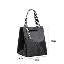 Cargar imagen en el visor de la galería, Fiambrera Bolsa de almuerzo con aislamiento térmico, Enfriador de alimentos, impermeable, Oxford, para pícnic, oficina, viaje, para desayuno MOD HB-711