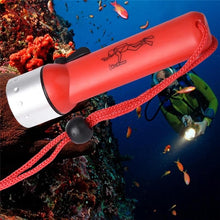 Cargar imagen en el visor de la galería, Lámpara sumergible buseo waterprof Mod L-9 1 Pza de alta calidad bajo el agua 1200LM XM-L T6 LED linterna de buceo lámpara de antorcha a prueba de agua - mychinashop.com