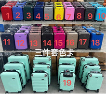 Cargar imagen en el visor de la galería, Maleta de viaje con ruedas para mujer, juego de equipaje rodante, bolsa de equipaje con ruedas, 3 pzs