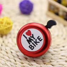 Cargar imagen en el visor de la galería, Timbre de manillar de bicicleta para I ❤️ MY BIKE , timbre de sonido fuerte, advertencia, minibocina para bicicleta MOD BICI 002