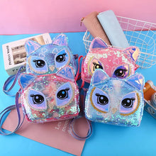 Cargar imagen en el visor de la galería, Bolso lentejuela kawai búho MOD Y-2104