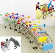 Cargar imagen en el visor de la galería, Carrito de mandado de supermercado para niños, Mini carrito de compras, decoración de escritorio, almacenamiento, juguete, regalo, accesorios para muebles de casa de muñecas MOD
