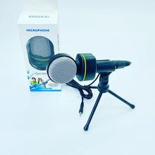 Cargar imagen en el visor de la galería, Podcast profesional de 3,5mm micrófono de Chat de voz micrófono de reducción de ruido Gaming Mic para ordenador portátil karaoke STREAMING MOD KM-20 - mychinashop.com