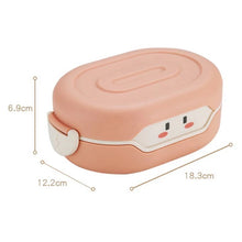 Cargar imagen en el visor de la galería, Fiambrera térmica de doble capa de 780ml, fiambrera aislante de dibujos animados para niños de la escuela, fiambrera colorida de Anime para niños MOD F998