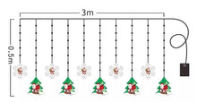 Cargar imagen en el visor de la galería, Cortina de luces Luces navideñas Lámpara decorativa, adornos de guirnalda, decoración de habitación, decoración del hogar al aire libre, MOD 6715-9