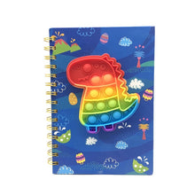 Cargar imagen en el visor de la galería, Cuadernos de dibujos animados Kawaii A5 para niños, juguetes antiestrés, alivio sensorial, descompresión, juguete blando para apretar pop it MOD 8657