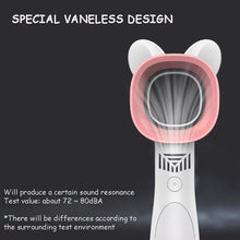 Cargar imagen en el visor de la galería, Ventilador portátil sin aspas para exteriores, minienfriador de aire USB, sin hojas, de escritorio, silencioso, recargable