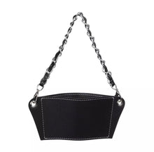 Cargar imagen en el visor de la galería, Portavaso para termo reutilizable con cadena de viaje ecológica para bebidas, funda para botella de café, soporte para taza de cuero PU MOD CADENA CHICA MANGA