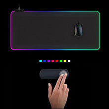 Cargar imagen en el visor de la galería, Tapete gamer para Mouse Pad Gamer Con Luz Led RGB Iluminado 90×40 CM MOD sin caja