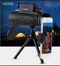 Cargar imagen en el visor de la galería, Telescopio Monocular celular o caza HD con Zoom de 40X60, prismáticos de visión clara para ver el teléfono móvil, acampar y cazar al aire libre MOD 40x60B