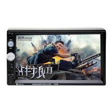 Cargar imagen en el visor de la galería, Auto estéreo car multimedia player 7018B autorradio 2 din 7 cámara integrada de reversa "Pantalla táctil audio estéreo bluetooth soporte fm control de cámara - mychinashop.com
