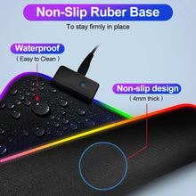 Cargar imagen en el visor de la galería, Tapete gamer para Mouse Pad Gamer Con Luz Led RGB Iluminado 90×40 CM MOD sin caja