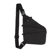 Cargar imagen en el visor de la galería, Funda de pistola de caza de nailon oculta para hombre, bolso de hombro para mano izquierda, antirrobo, bolsa de pecho, bolsa de pistola de almacenamiento táctico