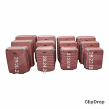 Cargar imagen en el visor de la galería, Maleta de viaje con ruedas para mujer, juego de equipaje rodante, bolsa de equipaje con ruedas, 3 pzs