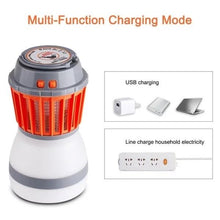 Cargar imagen en el visor de la galería, Lámpara atrapa mosquitos Mod M1 Lámpara antimosquitos con carga USB, lámpara LED para moscas, lámpara eléctrica para mosquitos, lámpara para acampar, Exterminador de insectos, lámpara atrapa insectos - mychinashop.com
