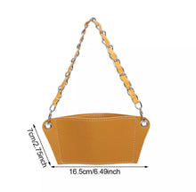 Cargar imagen en el visor de la galería, Portavaso para termo reutilizable con cadena de viaje ecológica para bebidas, funda para botella de café, soporte para taza de cuero PU MOD CADENA CHICA MANGA