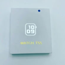 Cargar imagen en el visor de la galería, Smart wach. T55 Reloj inteligente deportivo para hombre y mujer, Mod T-55 reloj inteligente deportivo con doble correa con Bluetooth, control de la salud, llamadas manos libres para teléfonos inteligentes iOS y Android